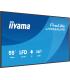 IIYAMA MONITOR 55" 3840x2160, UHD VA DLED 500cd/m, HORIZ Y VERT, MM 2x 10W, 2x HDMIx 1x USB-C, USB 2.0 x2, WiFi, LAN, Media Play