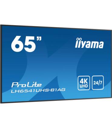 MONITOR IIYAMA65" 3840X2160, 4K UHD IPS PANEL, 1% HAZE, LANDSCAPE Y PORTRAIT , SPEAKERS 2X 10W , 3X HDMI, 500CD/M², MEDIA PLAY..