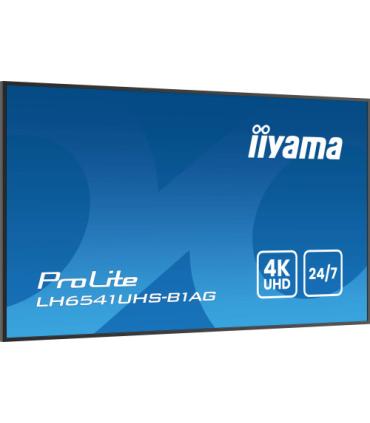 MONITOR IIYAMA65" 3840X2160, 4K UHD IPS PANEL, 1% HAZE, LANDSCAPE Y PORTRAIT , SPEAKERS 2X 10W , 3X HDMI, 500CD/M², MEDIA PLAY..