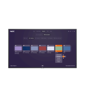 NEC MultiSync M651-MPi4 165,1 cm (65") LCD 500 cd / m² 4K Ultra HD Negro Procesador incorporado 24/7