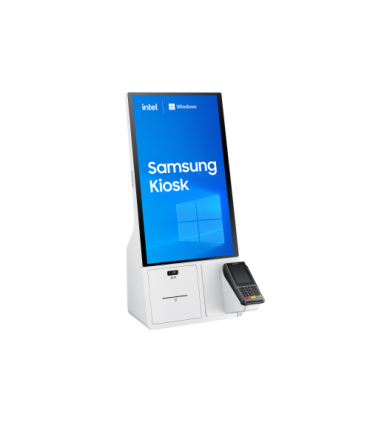 Samsung KM24C-C Diseño de quiosco 61 cm (24") LED 250 cd / m² Full HD Blanco Pantalla táctil Procesador incorporado Windows 10..