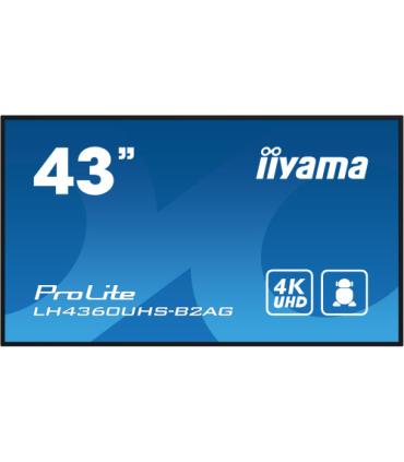 MONITOR IIYAMA 43" 3840X2160, UHD, 500CD/M2, MM 2X 10W, 3X HDMI, USB X2 (V2.0), WIFI, PLUG&PLAY DDC2B / RS232C XL, IISIGNAGE2 FA
