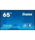 MONITOR IIYAMA 65" 3840X2160, UHD, 500CD/M2, LANDSCAPE PORTRAIT, MM 2X 10W, 3X HDMI, USB 2.0 X2, WIFI, LAN, MEDIA PLAY USB, CONT