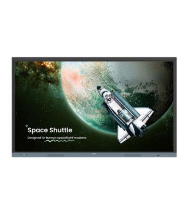 BenQ RE6504 Panel plano interactivo 165,1 cm (65") 450 cd / m² 4K Ultra HD Negro, Gris Pantalla táctil Procesador incorporado An