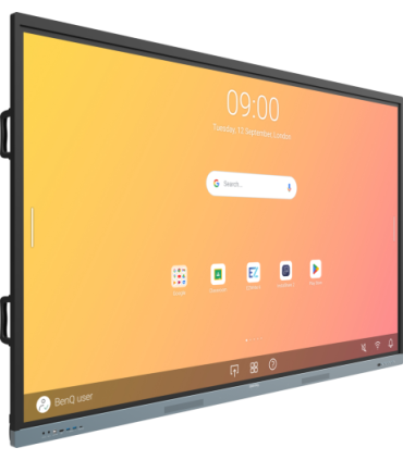 BENQAV PANTALLA INTERACTIVA RE8604 (9H.F9GTK.DE4) 86" EDLA ANDROID 13.0, 8GB Y 32GB, 350NITS, ALTAVOZ: 16WX2, SOPORTE DE PARED..