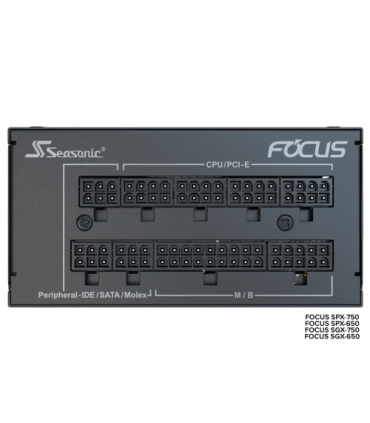 Seasonic FOCUS SGX-750 (2021) unidad de fuente de alimentación 750 W 20+4 pin ATX SFX Negro