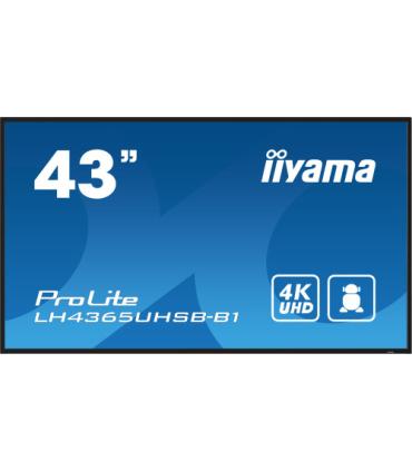 iiyama LH4365UHSB-B1 pantalla de señalización Diseño de quiosco 108 cm (42.5") LED Wifi 800 cd / m² 4K Ultra HD Negro Procesador