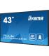 iiyama LH4365UHSB-B1 pantalla de señalización Diseño de quiosco 108 cm (42.5") LED Wifi 800 cd / m² 4K Ultra HD Negro Procesador