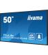 iiyama ProLite Pantalla plana para señalización digital 125,7 cm (49.5") LCD Wifi 500 cd / m² 4K Ultra HD Negro Procesador incor