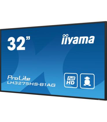 iiyama ProLite Pantalla plana para señalización digital 81,3 cm (32") LCD Wifi 500 cd / m² Full HD Negro Procesador incorporado.