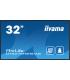 iiyama ProLite Pantalla plana para señalización digital 81,3 cm (32") LCD Wifi 500 cd / m² Full HD Negro Procesador incorporado.