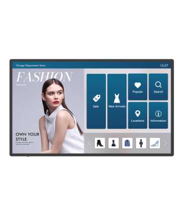 BenQ IL4301 Panel plano interactivo 109,2 cm (43") ADS 400 cd / m² 4K Ultra HD Negro Pantalla táctil Procesador incorporado Andr