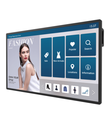 BenQ IL4301 Panel plano interactivo 109,2 cm (43") ADS 400 cd / m² 4K Ultra HD Negro Pantalla táctil Procesador incorporado Andr