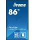 MONITOR IIYAMA 86" (LH8675UHS-B1AG) 3840X2160 / 4K UHD / 24/7 / 500 CD/M / 8MS / DP / 3XHDMI / MICRO SD SLOT / E-SHARE /IISIGNAG