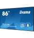 MONITOR IIYAMA 86" (LH8675UHS-B1AG) 3840X2160 / 4K UHD / 24/7 / 500 CD/M / 8MS / DP / 3XHDMI / MICRO SD SLOT / E-SHARE /IISIGNAG