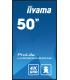 MONITOR IIYAMA 50" 3840X2160, UHD, 500CD/M2, LANDSCAPE PORTRAIT, MM 2X 10W, 3X HDMI, USB 2.0 X2, WIFI, LAN, MEDIA PLAY USB, CONT