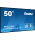 MONITOR IIYAMA 50" 3840X2160, UHD, 500CD/M2, LANDSCAPE PORTRAIT, MM 2X 10W, 3X HDMI, USB 2.0 X2, WIFI, LAN, MEDIA PLAY USB, CONT