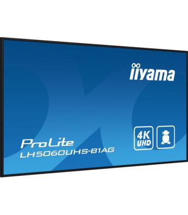 MONITOR IIYAMA 50" 3840X2160, UHD, 500CD/M2, LANDSCAPE PORTRAIT, MM 2X 10W, 3X HDMI, USB 2.0 X2, WIFI, LAN, MEDIA PLAY USB, CONT