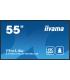 iiyama ProLite Pantalla plana para señalización digital 138,7 cm (54.6") LCD Wifi 500 cd / m² 4K Ultra HD Negro Procesador incor