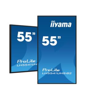 iiyama LH5541UHS-B2 pantalla de señalización 139,7 cm (55") LCD 500 cd / m² 4K Ultra HD Procesador incorporado Android 8.0 18/7
