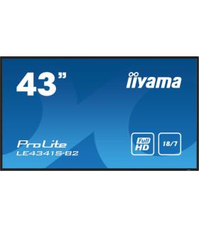 iiyama PROLITE LE4341S-B2 Pantalla plana para señalización digital 108 cm (42.5") LCD 350 cd / m² Full HD Negro 18/7