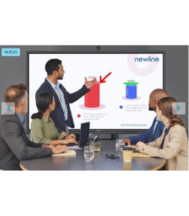 NEWLINE MONITOR INTERNATIVO ELARA PRO (TT-8623QCA+) 86", ANDROID 13, GOOGLE EDLA, CAMARA 4K, 8 MIC, MULTI USUARIO, 2X20W+SUB15W.