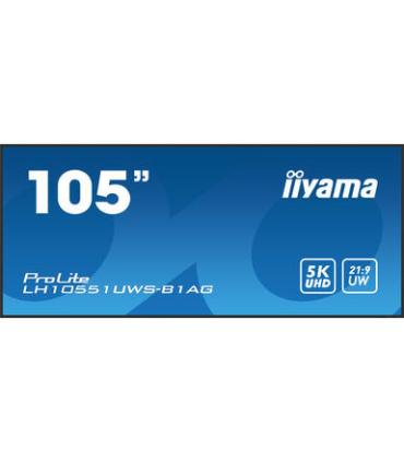 MONITOR PROFESIONAL IIYAMA 105" (LH10551UWS-B1AG) / TIEMPO OPERACION 24/7 / USO HORIZONTAL Y VERTICAL / IPS / 5120X2160 5K UW ..