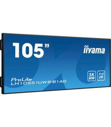 MONITOR PROFESIONAL IIYAMA 105" (LH10551UWS-B1AG) / TIEMPO OPERACION 24/7 / USO HORIZONTAL Y VERTICAL / IPS / 5120X2160 5K UW ..