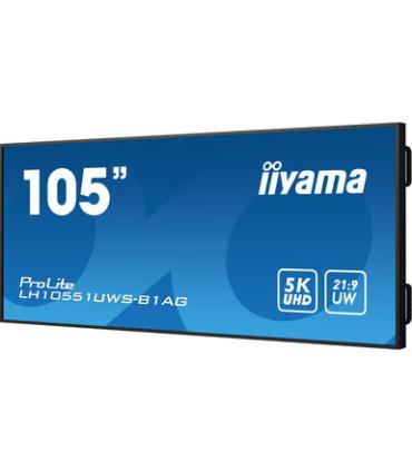 MONITOR PROFESIONAL IIYAMA 105" (LH10551UWS-B1AG) / TIEMPO OPERACION 24/7 / USO HORIZONTAL Y VERTICAL / IPS / 5120X2160 5K UW ..