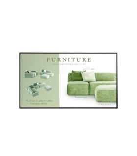 LG 49UM5N-H Pantalla plana para señalización digital 124,5 cm (49") LCD Wifi 500 cd / m² 4K Ultra HD Negro Web OS 24/7