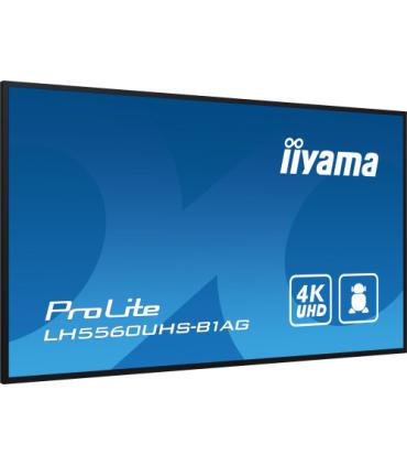 iiyama PROLITE Pizarra de caballete digital 139,7 cm (55") LED Wifi 500 cd / m² 4K Ultra HD Negro Procesador incorporado Android