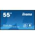 iiyama PROLITE Pizarra de caballete digital 139,7 cm (55") LED Wifi 500 cd / m² 4K Ultra HD Negro Procesador incorporado Android