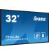 iiyama PROLITE Pizarra de caballete digital 80 cm (31.5") LED Wifi 500 cd / m² Full HD Negro Procesador incorporado Android 11..