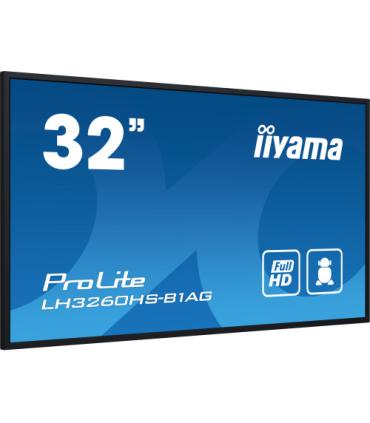 iiyama PROLITE Pizarra de caballete digital 80 cm (31.5") LED Wifi 500 cd / m² Full HD Negro Procesador incorporado Android 11..