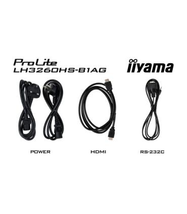 iiyama PROLITE Pizarra de caballete digital 80 cm (31.5") LED Wifi 500 cd / m² Full HD Negro Procesador incorporado Android 11..