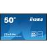 iiyama LE5041UHS-B1 pantalla de señalización Pantalla plana para señalización digital 125,7 cm (49.5") LCD 350 cd / m² 4K Ultra.