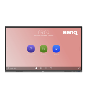 BenQ RE9803 Panel plano interactivo 2,49 m (98") LED 400 cd / m² 4K Ultra HD Negro Pantalla táctil Procesador incorporado Androi