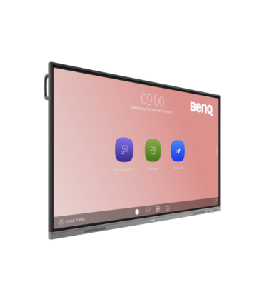 BenQ RE9803 Panel plano interactivo 2,49 m (98") LED 400 cd / m² 4K Ultra HD Negro Pantalla táctil Procesador incorporado Androi