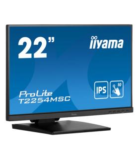 MONITOR IIYAMA 21,5" TACTIL T2254MSC-B1AG, IPS, FHD, 60 HZ, 4MS, 10 PUNTOS DE CONTACTO, HDMI, ALT
