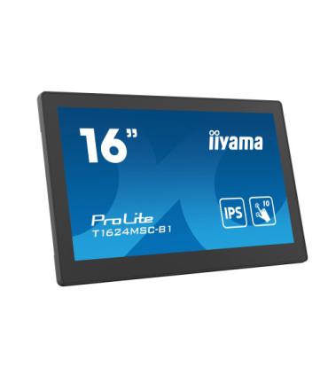 MONITOR IIYAMA 15,6" PCAP BEZEL FREE FRONT, 10P TOUCH, 1920X1080, HDMI, 385CD/M2 (WITH TOUCH), 800:1, USB INTERFACE, SD-CARD, ME