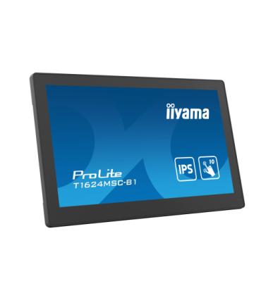 MONITOR IIYAMA 15,6" PCAP BEZEL FREE FRONT, 10P TOUCH, 1920X1080, HDMI, 385CD/M2 (WITH TOUCH), 800:1, USB INTERFACE, SD-CARD, ME