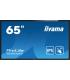 iiyama T6562AS-B1 pantalla de señalización Panel plano interactivo 163,8 cm (64.5") IPS 500 cd / m² 4K Ultra HD Negro Pantalla..