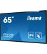 iiyama T6562AS-B1 pantalla de señalización Panel plano interactivo 163,8 cm (64.5") IPS 500 cd / m² 4K Ultra HD Negro Pantalla..