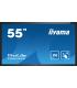 MONITOR IIYAMA 55" 4K 20P TACTIL IPS (T5562AS-B1) 3840X2160 / OPERACION 24/7 / HDMIX3 / HORIZONTAL Y APAISADO / 420CD/M2, 1200:1