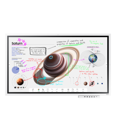 Samsung WM55B Pantalla plana para señalización digital 139,7 cm (55") VA Wifi 350 cd / m² 4K Ultra HD Blanco Pantalla táctil Pro