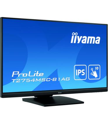 MONITOR IIYAMA 27" (T2754MSC-B1AG) NEGRO PCAP 10-POINTS TACTIL, ANTI GLARE COATING, 1920 X 1080, IPS-PANEL, SLIM BEZEL, SPEAKERS