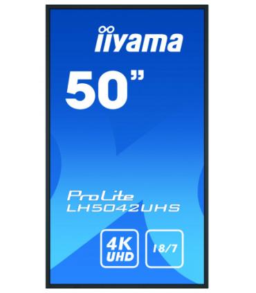 iiyama LH5042UHS-B3 pantalla de señalización Pizarra de caballete digital 125,7 cm (49.5") VA 4K Ultra HD Negro Android 8.0