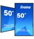 iiyama LH5042UHS-B3 pantalla de señalización Pizarra de caballete digital 125,7 cm (49.5") VA 4K Ultra HD Negro Android 8.0