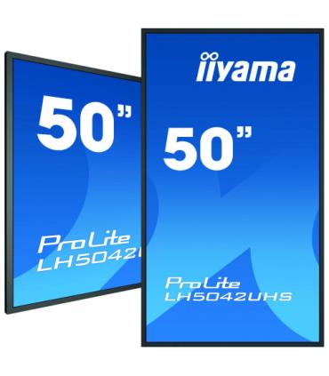 iiyama LH5042UHS-B3 pantalla de señalización Pizarra de caballete digital 125,7 cm (49.5") VA 4K Ultra HD Negro Android 8.0