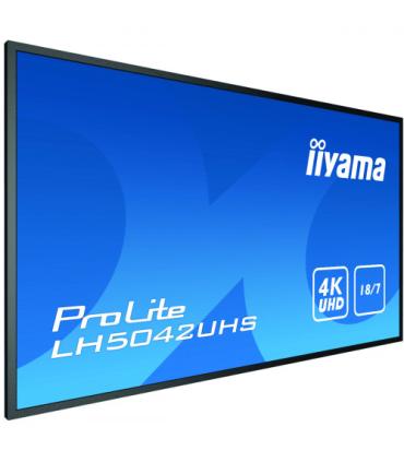 iiyama LH5042UHS-B3 pantalla de señalización Pizarra de caballete digital 125,7 cm (49.5") VA 4K Ultra HD Negro Android 8.0